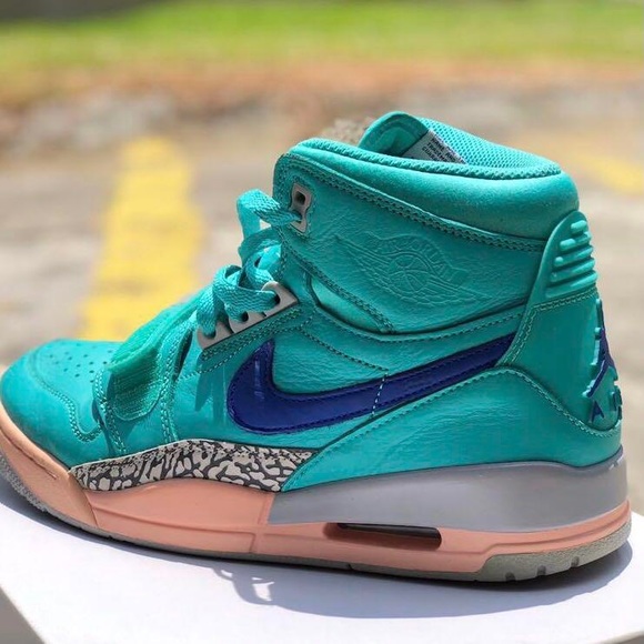 Nike Air Jordan Legacy 312 Men’s  Hyper Jade  Sneakers - Picture 2 of 14